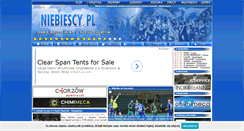 Desktop Screenshot of niebiescy.pl